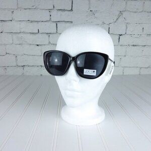 Joe's Jeans Oversized Cat Eye Sunglasses Jet Black